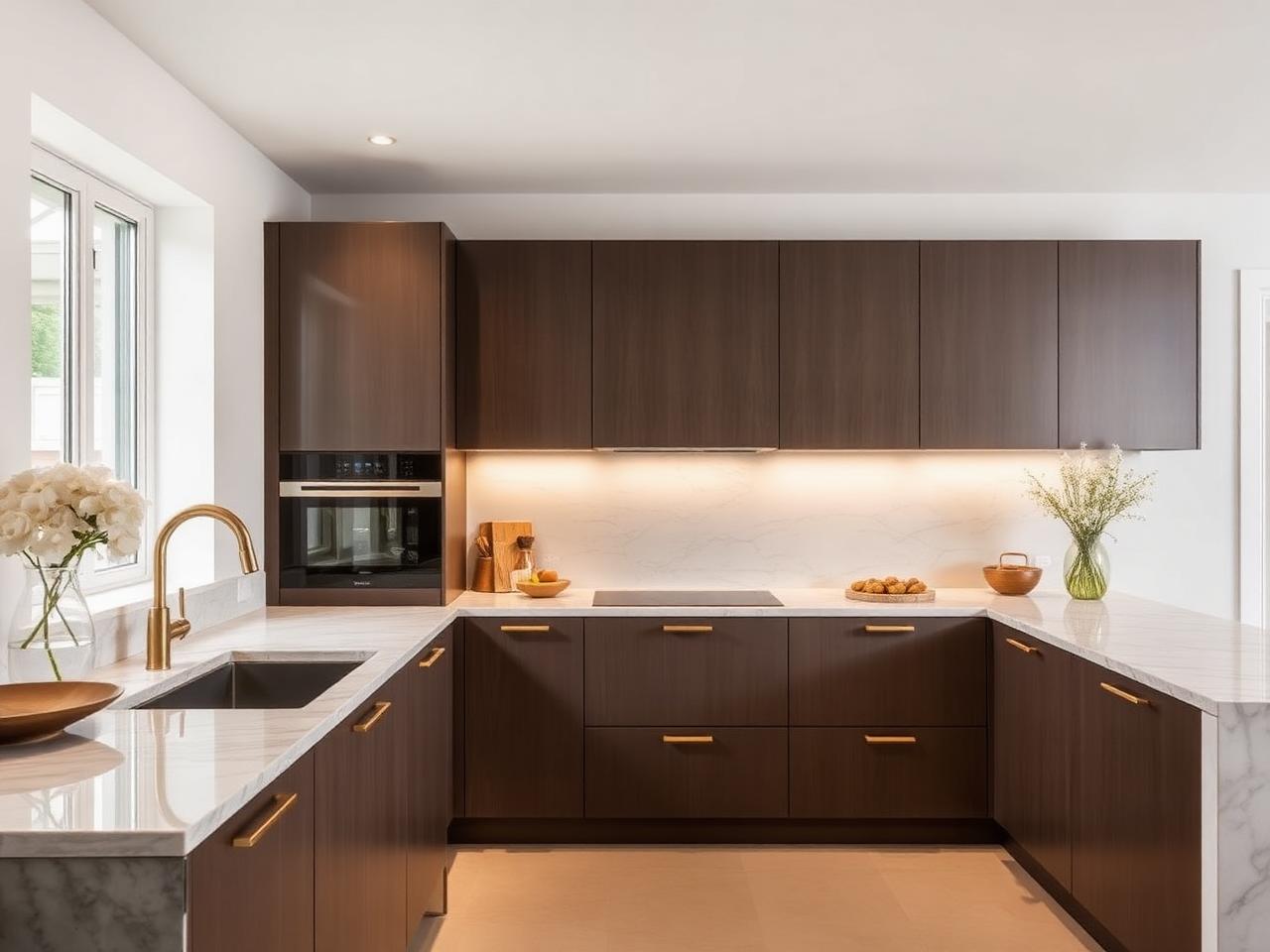 Handleless kitchen — Wapping, E1W